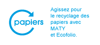 Agissez pour le recyclage des papiers avec MATY et Ecofolio