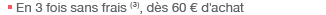 Maty - 3 fois sans frais