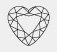 Diamant taille coeur