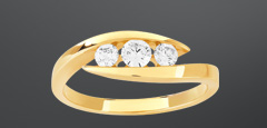 Diamant et or jaune