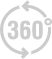 Possibilité de faire tourner la montre à 360°
