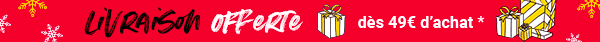 Livraison offerte* dès 49€