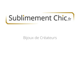 Découvrir Sublimement Chic