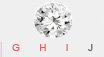 Diamant de couleur G, H, I, J