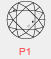 Diamant de pureté P1