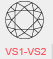 Diamant de pureté VS1- VS2