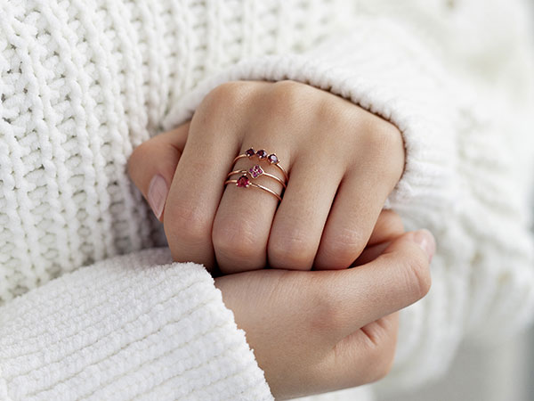 Bague en grenat