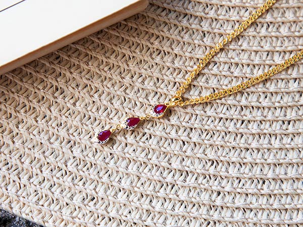 Collier en rubis