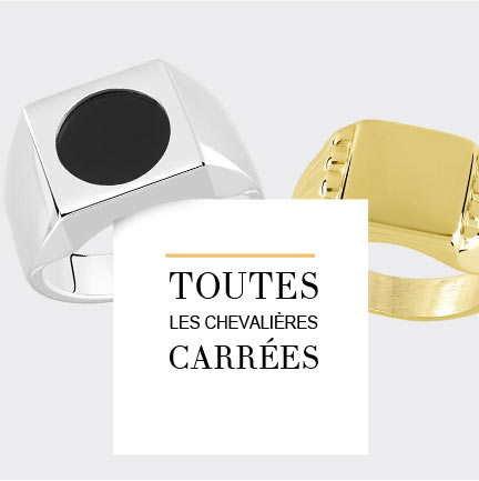 Toutes les chevalières carrées