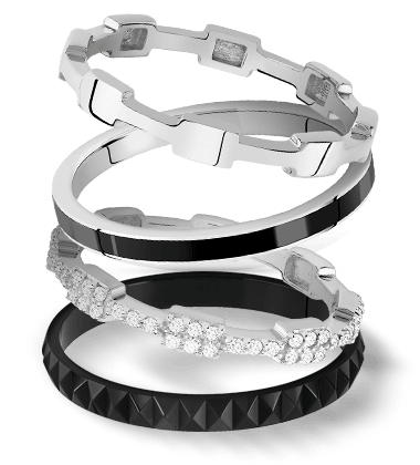 Mixy Rings Or et Diamant