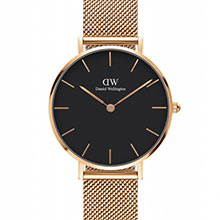 Montre Daniel Wellington acier rose milanais - vue V1