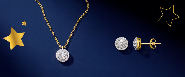 Deux parures Or 750 & diamants à gagner