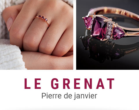 Pierre du mois de Janvier : Grenat