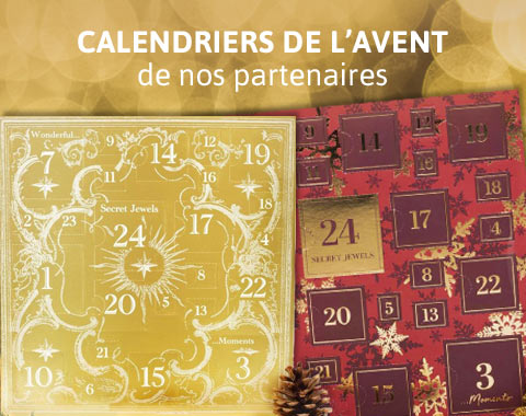  Calendriers de l'avent de nos partenaires