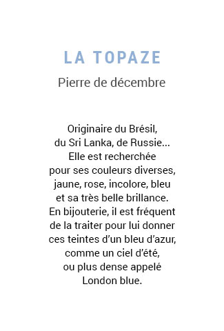 Pierre du mois: la Topaze