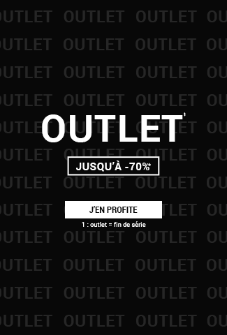 Outlet : jusqu'à -70%*