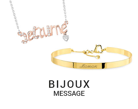 Découvrez notre sélection de Bijoux Message