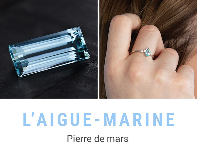 Pierre du mois de mars : L'aigue marine