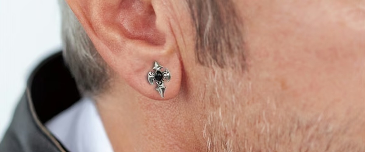 boucle clou oreille homme