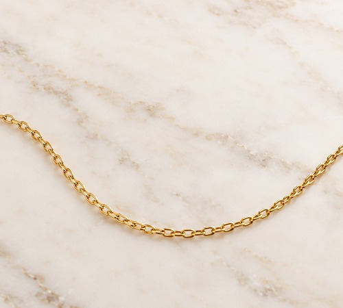 Cha&icirc;ne maille for&ccedil;at, id&eacute;ale pour porter un pendentif