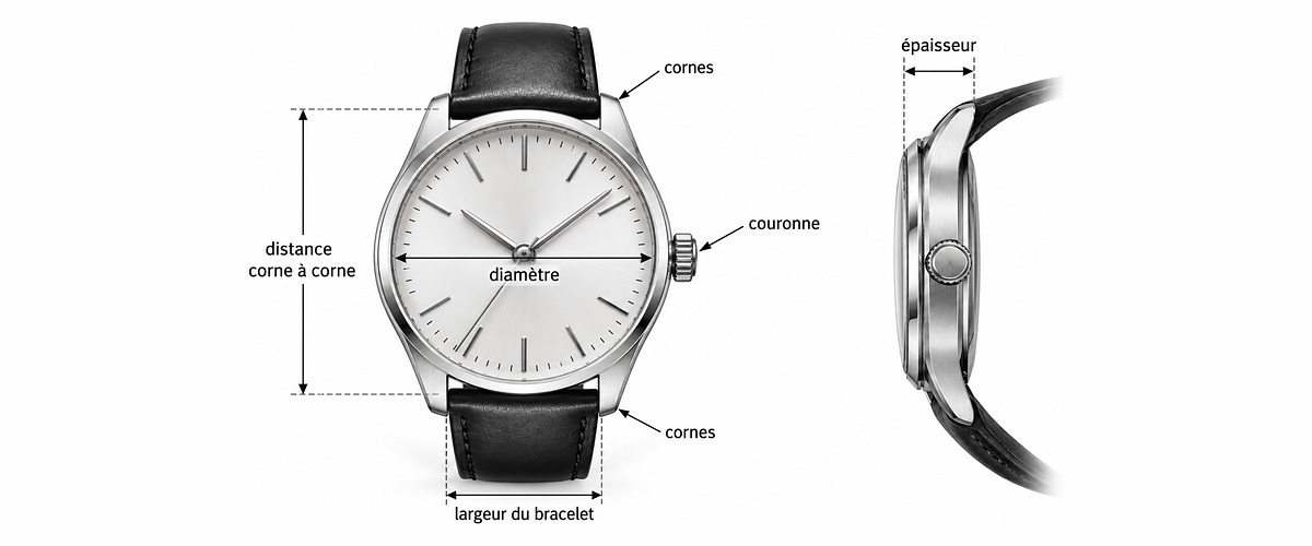 Montres taille
